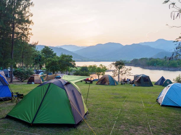 Lakeside  camping